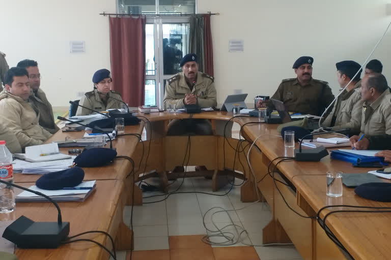 District level crime meeting organized in Dharamshala, धर्मशाला में जिला स्तरीय क्राइम मीटिंग आयोजित