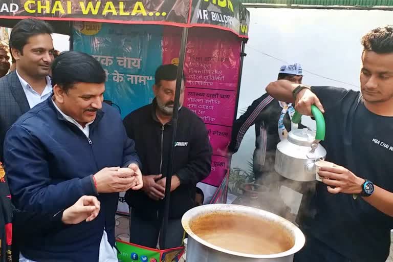 chai wala in support of Kejriwal