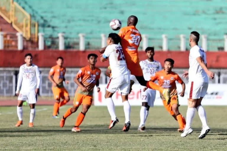 I-League  Mohun Bagan  Neroca FC  Mohun Bagan thrash Neroca FC to extend lead at the top of table  Neroca  ഐ ലീഗ്  മോഹന്‍ ബഗാന്‍  നെരോക്ക എഫ്‌സി