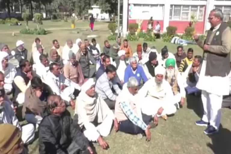 The farmers of Haryana protested against the President of Brazil