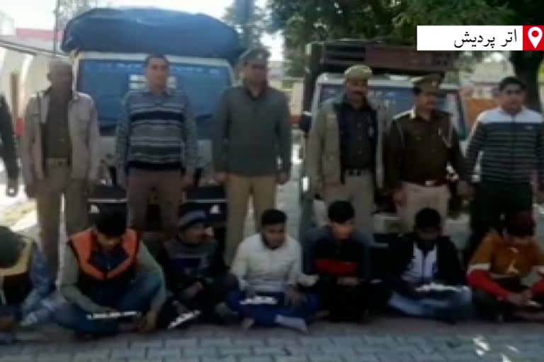 Animal smugglers arrested in saharanpur uttar pradesh