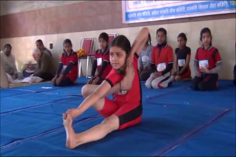 Yoga competition was organized in Palwal