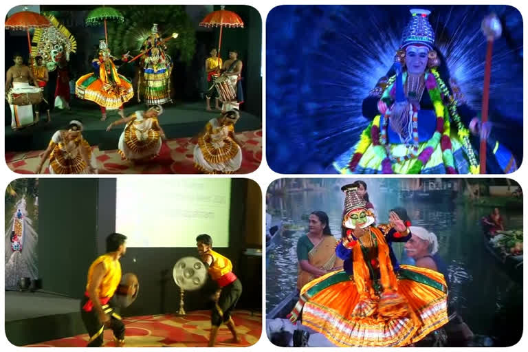 Folk dance show in Visakha under the aegis of Kerala Tourism