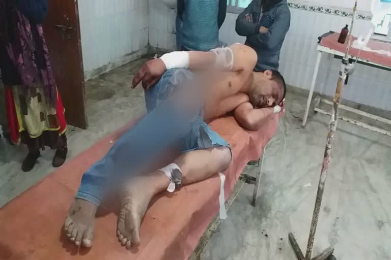 neighbours attacked a person in gopalganj