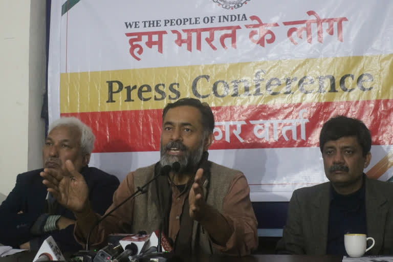 Will forms human chain against CAA and NRC on Jan 30: Yogendra Yadav