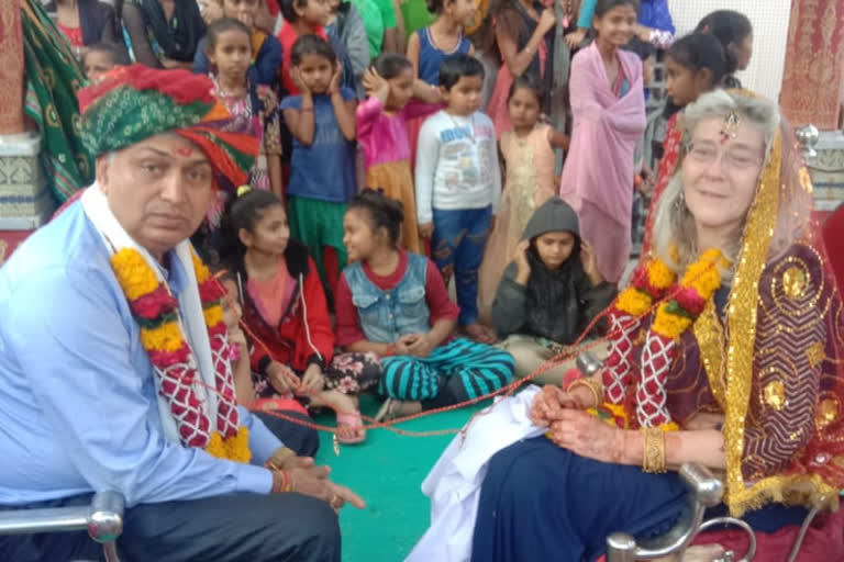 60 YEAR OLD MAN MARRIED WITH GERMAN WOMAN IN JUNAGADH GUJARAT