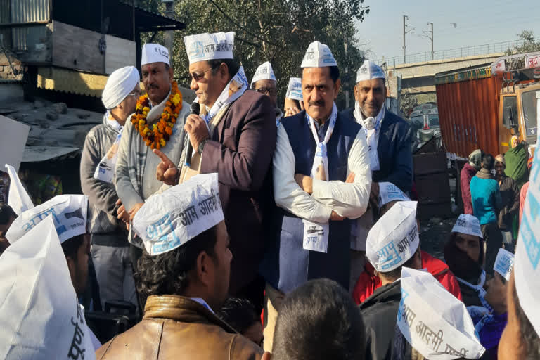 Sushil gupta addressed public meeting