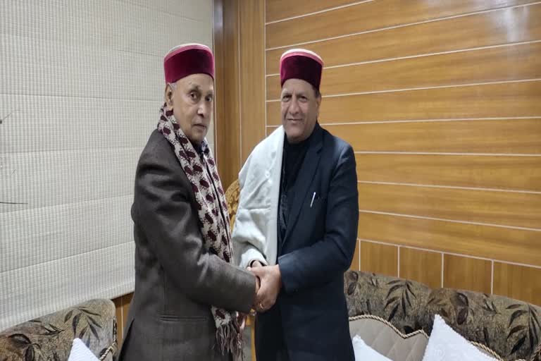 Rajeev Bindal met with Dhumal