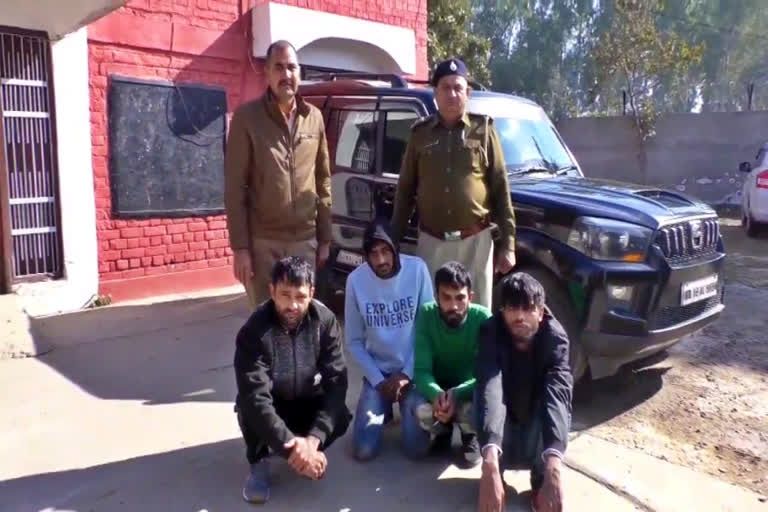 rohtak police arrested 5 heroin smuggler