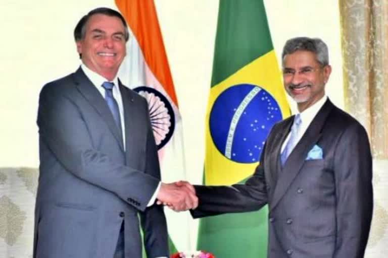 Brazil President Bolsonaro meets Jaishankar