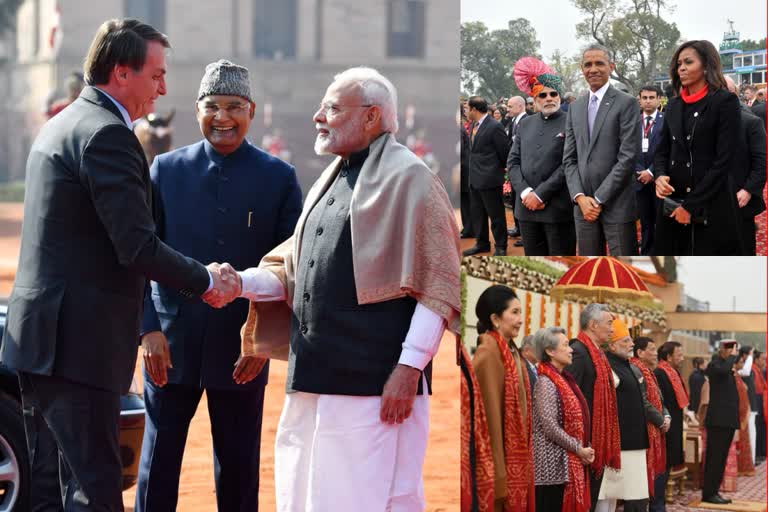 Chief guests in republic day for last 5 years