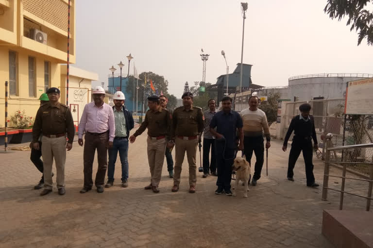 Police checking before republic day in Malda