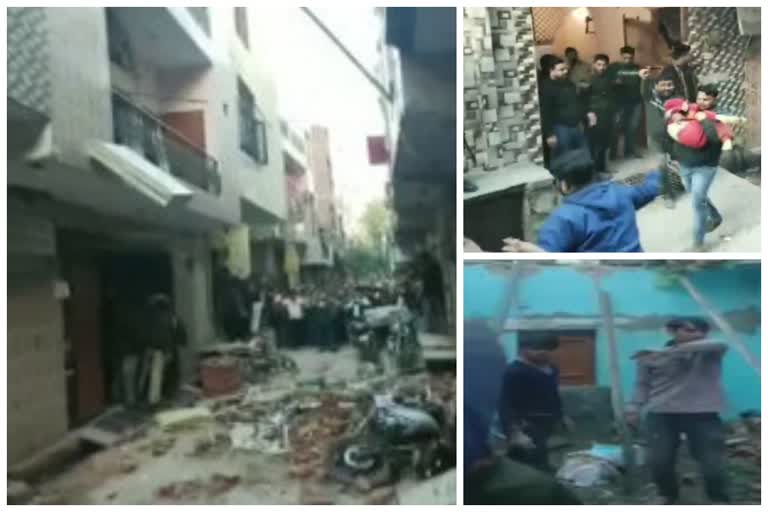 building collapses in Delhi's Bhajanpura