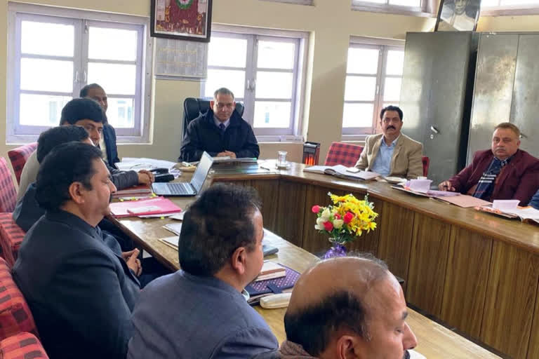 Review meeting organazied in dharamsala