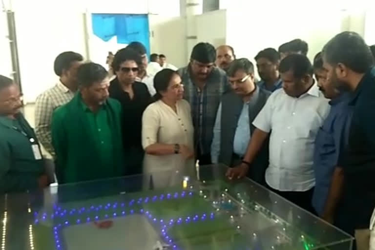 Officials inspected the airport in Orvakal of Kurnool district