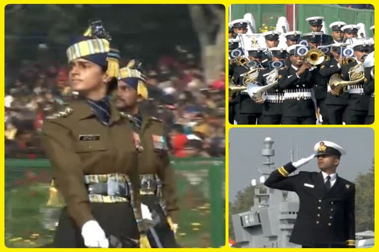 parade starts in delhi rajpath