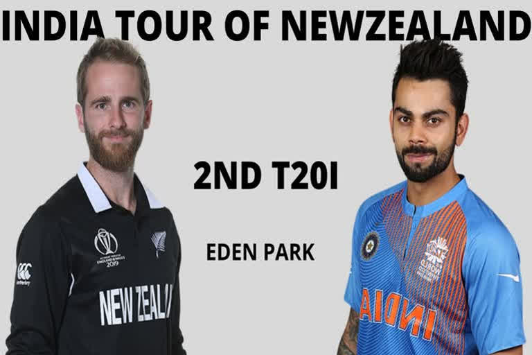 The second T20 International of ind vs new will be played at Auckland Ground today