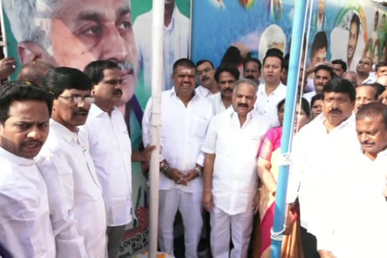 reverse flat hosting in vizag by minister muttamsetti srinivasarao