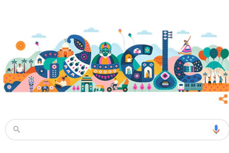 گوگل نے ڈوڈل بناکر منایا جمہوریت کا جشن