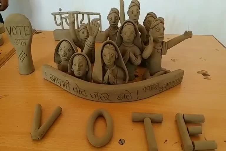 voter awareness from clay art