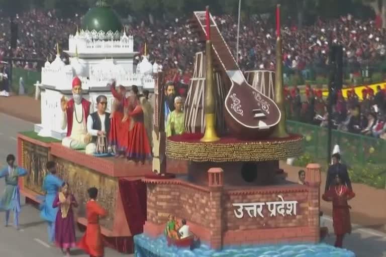 Deva Sharif's roza in Jhanki of Uttar Pradesh on rajpath