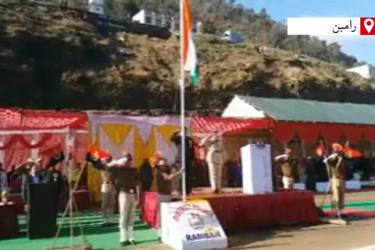 Republic day celebrated across Ramban district