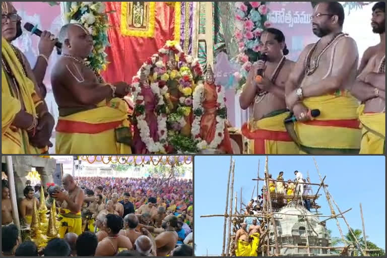 bhavanarayana swami temple re construction in bapatla