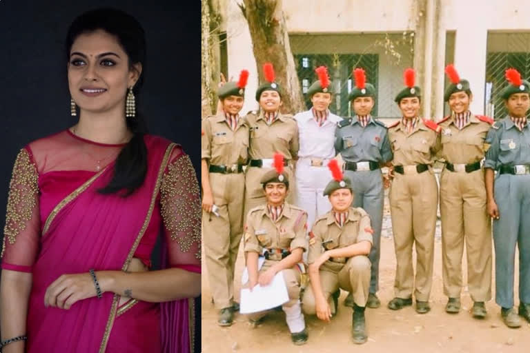 actress anusree republic day wishes  നടി അനുശ്രീ  രാഷ്ട്രപതി രാംനാഥ് കോവിന്ദ്  റിപ്പബ്ലിക് ഡേ  അനുശ്രീ എന്‍സിസി കേഡറ്റ്  actress anusree  anusree republic day