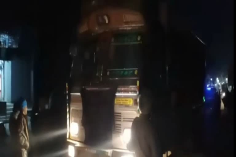 bike and truck accident in tohana fatehabad