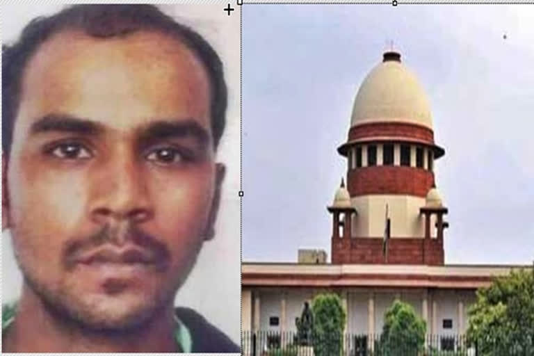 Nirbhaya Convict Mukesh Kumar, Nirbhaya Convict Mukesh Kumar seeks urgent hearing, Mukesh Kumar seeks urgent hearing in SC, Mukesh Kumar seeks urgent hearing  rejection of mercy plea, ನಿರ್ಭಯಾ ಅಪರಾಧಿ ಮುಖೇಶ್​ ಹೋರಾಟ,  ರಾಷ್ಟ್ರಪತಿ ತಿರಸ್ಕರಿಸಿದ ಕ್ಷಮಾದಾನ ವಿರುದ್ಧ ಅಪರಾಧಿ ಮುಖೇಶ್​ ಹೋರಾಟ, ನಿರ್ಭಯಾ ಅಪರಾಧಿಗಳ ಸುದ್ದಿ,