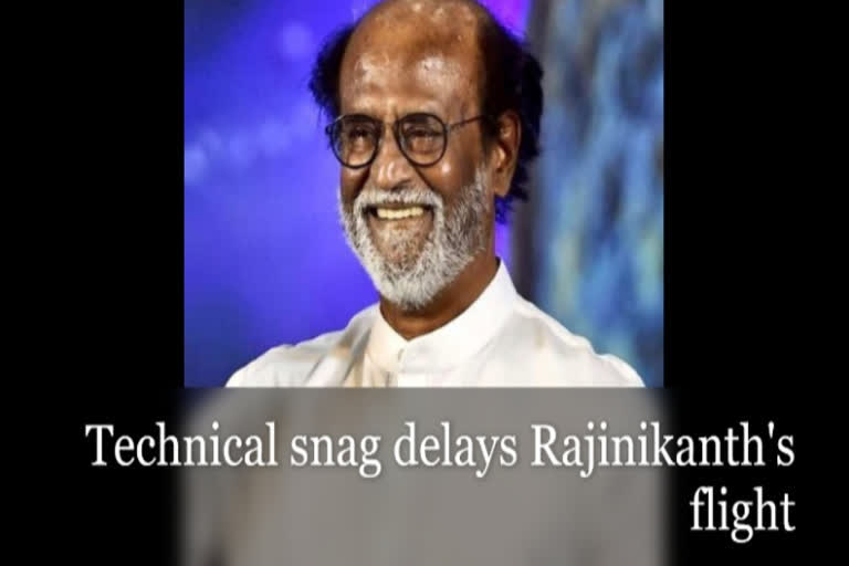 rajinakanth saved in emergency landing