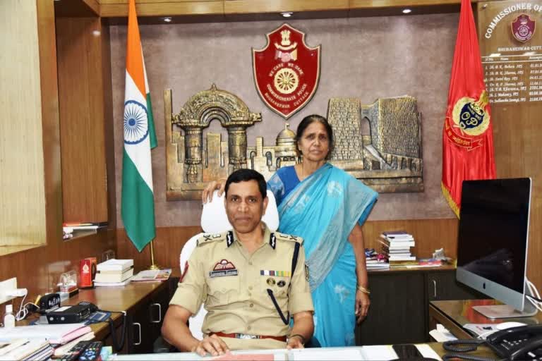 CP Sudhanshu sarangi mother