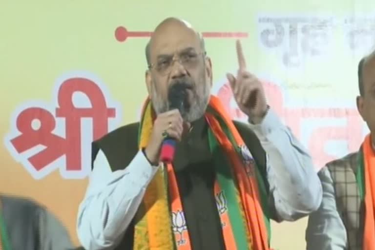 Amit Shah dares Kejriwal to visit Shaheen Bagh