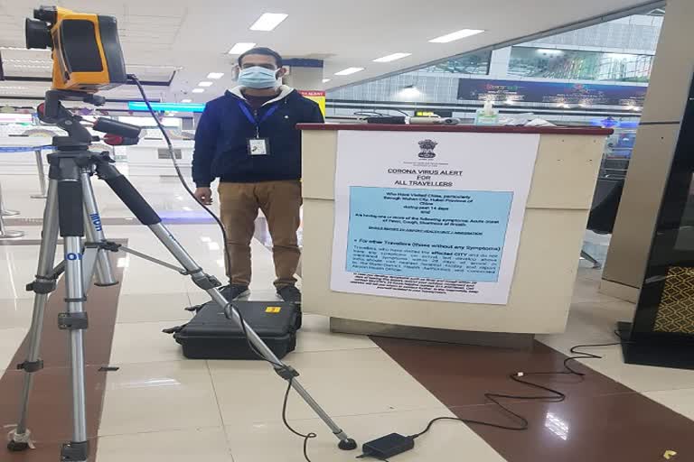 Thermal sensors at Raja Sansi airport in Amritsar