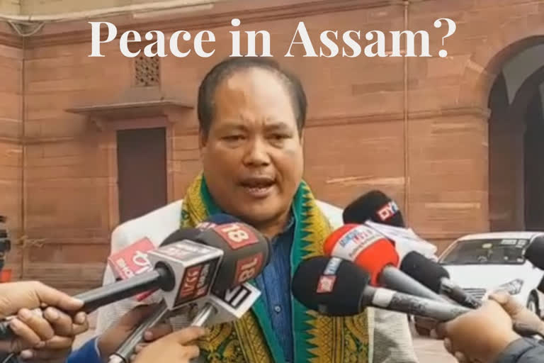 Accord with Bodo rebel groups brings peace in Assam, Says MP Biswajit Daimary