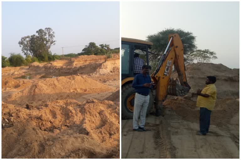 illegal sand mafia,ಅಕ್ರಮವಾಗಿ ಮರಳು ಸಂಗ್ರಹ