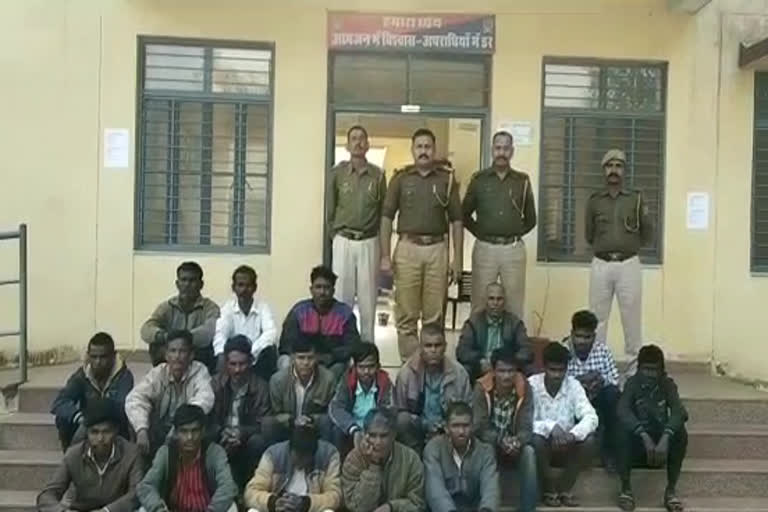 डूंगरपुर में उपद्रवी गिरफ्तार, troublemaker arrested in dungarpur, डूंगरपुर की खबर, dungarpur news