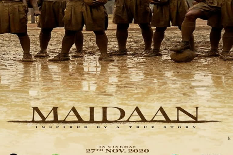 Ajay Devgn, Ajay Devgn shares maidaan teaser poster, maidaan, maidaan teaser poster released now, ajay devgn