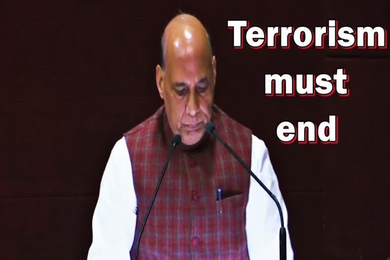 Rajnath Singh on terrorism  Institute for Defence Studies and Analyses  BIMSTEC leaders  Narendra Modi on terrorism  രാജ്യസുരക്ഷ  ഭീകരത  ഭീകരാക്രമണം  പാകിസ്ഥാന്‍  ഇന്ത്യ  രാജ്‌നാഥ് സിംഗ്  ഭീകരതക്കെതിരെ പ്രവര്‍ത്തിക്കാന്‍ പാകിസ്ഥാന്‍ തയ്യാറാകണം