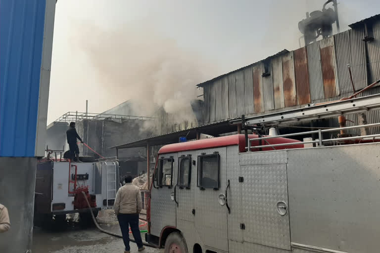 fire in a factory in Ghaziabad