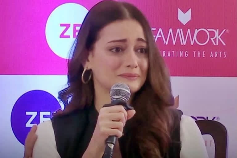 Dia Mirza trolled for breaking down