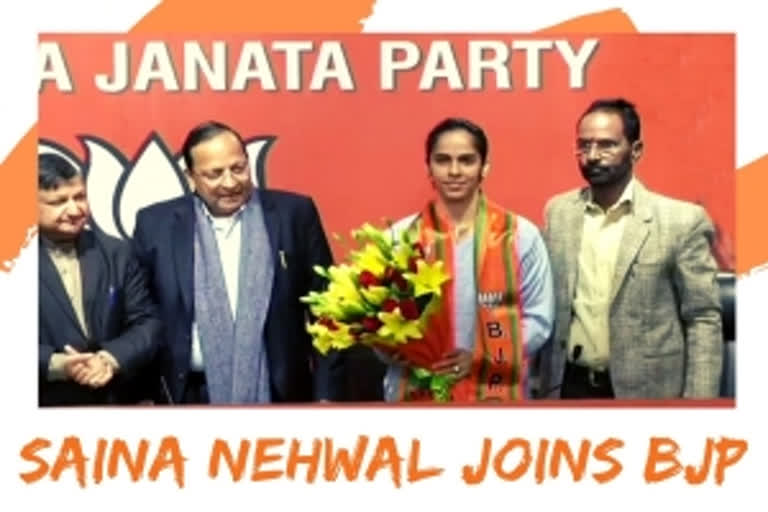 Badminton ace Saina Nehwal joins BJP, calls Modi an inspiration