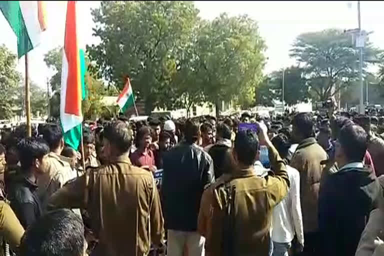 CAA and NRC protest in Jhunjhunu, CAA और NRC का विरोध झुंझुनूं