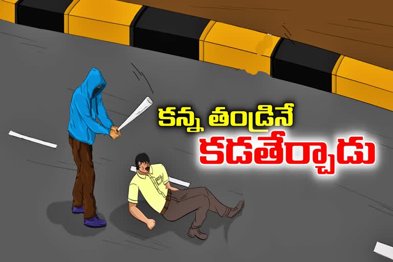 father-murder-by-son-in-karimnagar-district