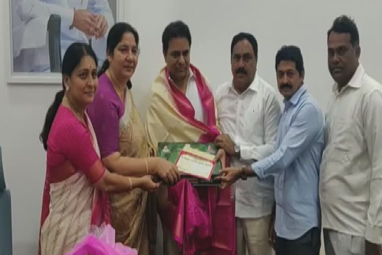 Telangana Ministers invites KTR to come to the medaram jathara