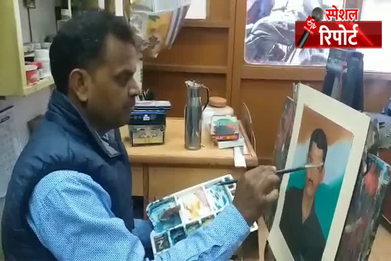 शहीद दिवस, jaipur latest news, Artist Chandra Prakash Gupta