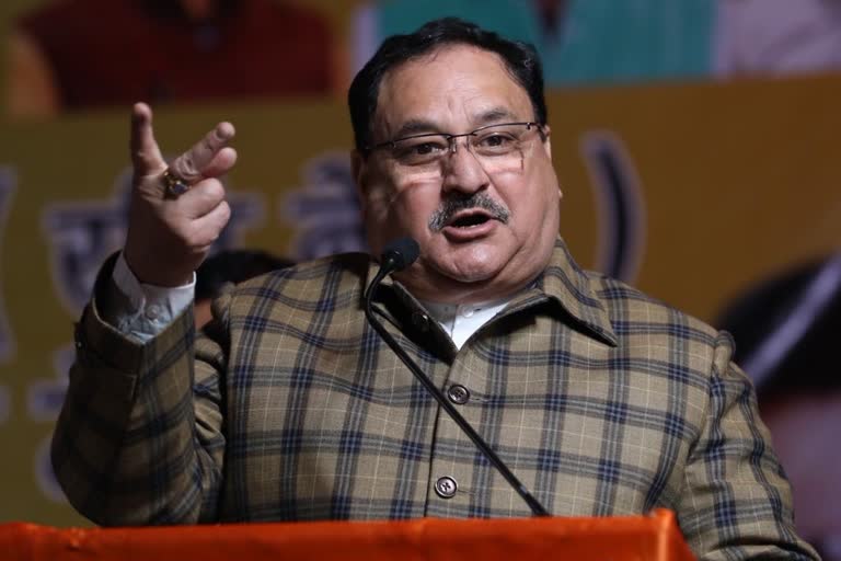 nadda slams aam aadmi party