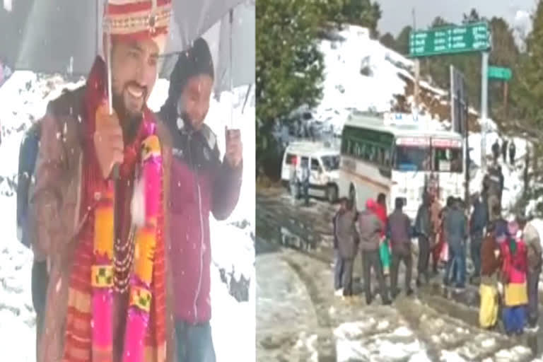 wedding-ceremony-amid-heavy-snowfall-in-uttarakhand