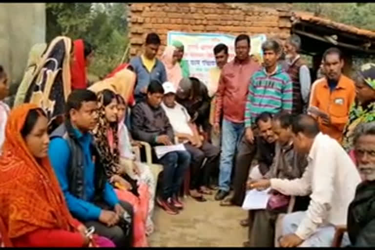 Gram Sabha organized in the Telmaccho Panchayat