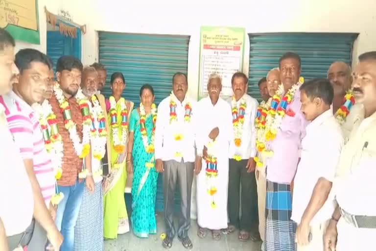 congress won vss society election,ಬೀಚಗಾನಹಳ್ಳಿ ವಿಎಸ್ಎಸ್ ಸೊಸೈಟಿ ಚುನಾವಣೆ